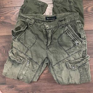 VINTAGE UNISEX GREEN CARGO PANTS